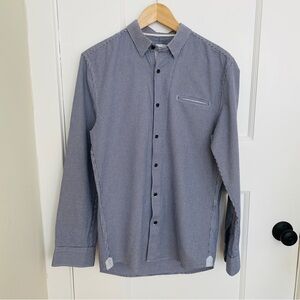 GIORDANO Gingham Button Down Shirt, Bought in Korea, Sz L‎